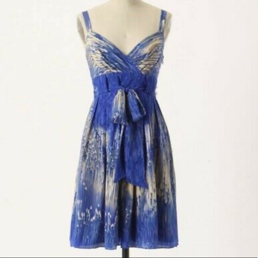 Anthropologie silk dress